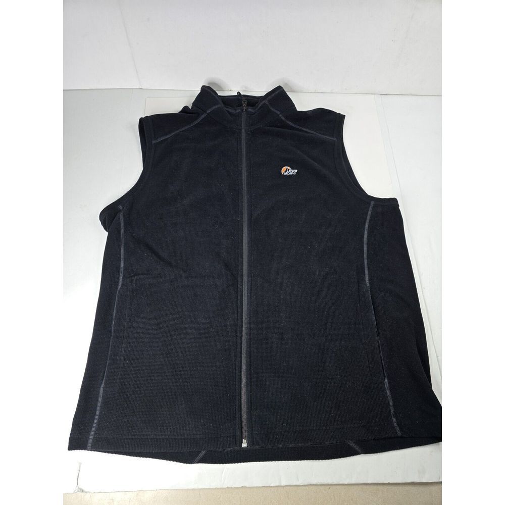 Lowe Alpine ALEUTIAN Men's‎ XXL Fleece Vest Full Zip Poland Camera Core Vintage